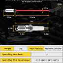 41-962 Spark Plugs & 9748HH Spark Plug Wires Compatible with Chevy Avalanche Silverado 1500 Suburban Tahoe, GMC Sierra 1500 Yukon, Cadillac Escalade, Hummer H2 5.3L 6.0L V8, Replace# 88862122 19299585