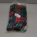 Mokayee Womens Summer Short Puff Sleeve Casual Semi-Formal Fit and Flare Church Wedding Guest Work Dresses with Pockets (Medium, Black+ Plaid 1)