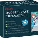 30-Pack Booster Pack Topload Holders - Cards Booster Packs Toploders, UV Protection Protect, Premium Top Loaders Secure Protection Collectible Cards, Card Protectors Hard Plastic and Clear Display