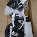Vivi Gopina Electric Bike, Peak 500W Step Thru Electric Bicycle | 16" x 3.0 Fat Tire Electric Bike, 48V Removable Battery, Up to 40 Miles,7 Speed, LCD Display