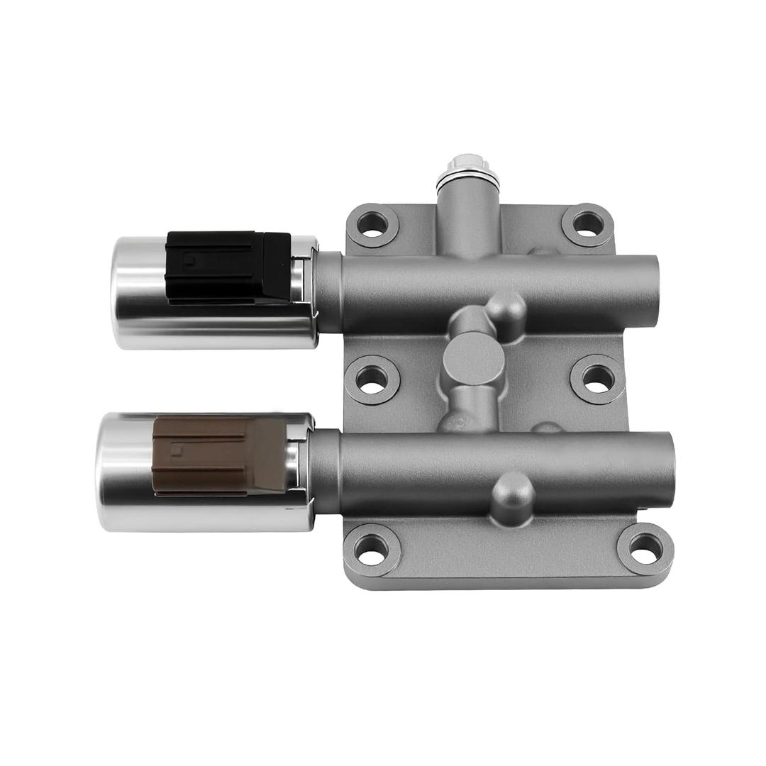 Ovabeyna 28250-PLX-305 Transmission Dual Linear Shift Solenoid with Gasket Compatible with Honda Civic 2001-2005 01-05 1.7L 2.0L 1.3 Replacement for 28250PLX305 88957A 90428D