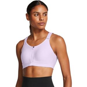 Under Armour Women's Infinity High Impact Zip Sports Bra ((Large) D/DD, (002) Black / / Black)