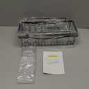 EUDELE Adhesive Shower Caddy, 5 Pack Rustproof Stainless Steel Bath Organizers With Large Capacity, No Drilling Shelves for Bathroom Storage & Home Decor (XL size, Black)