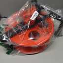 Woods Extension Cord Storage Reel - Holds Up to 150 Feet of 16/3 or 125 Feet of 14/3 Gauge Cord - Tangle-Free Design for Indoor or Outdoor Use - Side-Mounted Crank - Red & Black