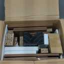 Night Stand Set 2, Fluted Nightstand with Charging Station, Wood Bedside Table with Drawer & Storage Shelf, Modern End Tables for Bedroom Sofa Couch Office, Walnut