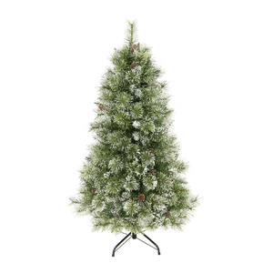 Best Selling Home Decor 4.5-ft Pine Pre-lit Artificial Christmas Tree with White LED Lights