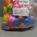 140pcs Gumball Vending Machine Capsules, 2 Inch Empty Round Plastic Containers, Clear-colored Toy Bulk Balls Supplies for Prize Easter Party Favor Surprise Stuffer DIY Craft(7 Colors)