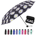 Yoobure Small Mini Umbrella with Case Light Compact Design Perfect for Travel Lightweight Portable Parasol Outdoor Sun&Rain Umbrellas
