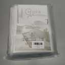 ORTIGIA 3 in 1 Waterproof Shower Curtain and Clear PEVA Liner Set with 12 Double Sided Metal Shower Curtain Hooks, Black Misty Forest Tree Soft Fabric Shower Curtain for Bathroom - 72 Wx72 L