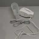 Hamilton Beach 6-Speed Electric Hand Mixer with Whisk, Traditional Beaters, Snap-On Storage Case, 250 Watts, White