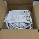COB Outdoor LED Strip Lights Waterproof 50ft Dimmable LED Rope Light with Reomote AC 110V~120V Cuttable Flexible FCOB COB Light Strip Warm White 3000K for Building Garden Commerical Decor