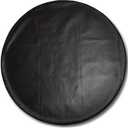 Black Fire Pit Mat - Double Sided, Silicone Coated Fiberglass Fabric - Protect Grass, Deck, Patio - Under Grill, Fire Pit, Fireplace, Wood Stove, Smoker, Chiminea - 30in Round Mat