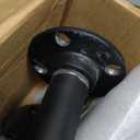 YCCO Pipe Shelf Bracket 7.8 inch Industrial DIY L Pipe Wall Bracket for 7 inch -14 inch Wood Floating Shelf Vintage Look Rustic Home Pipe Decor 6 Packs, Included Accessories