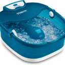 Conair Pedicure Foot Spa Bath with Heat reaching 104 Degrees, Massaging Foot Rollers, Soothing Bubbles, Pumice Stone and Nail Brush Included