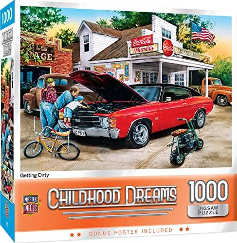 MasterPieces - 1000 Piece Jigsaw Puzzle, Getting Dirty, Fun for Adults, Family, Kids, Matte Finish, 19.25" x 26.75"