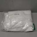 NICETOWN White Linen Sheer Curtains and Drapes 84 inches Long, Rod Pocket & Back Tab semitransparent with Light Through Vertical Window Treatments for Sliding Glass Door & Living Room, 52"W, Set of 2