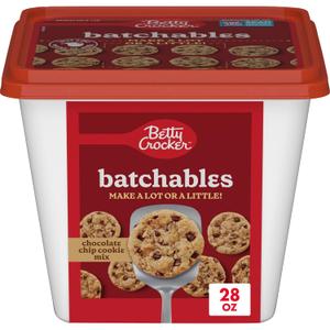 Betty Crocker Batchables Chocolate Chip Cookie Mix, Mix and Bake 4 to 24 per batch, 28 oz. , No BB Date