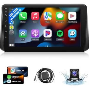 Leadfan Car Stereo Radio for Dodge Grand Caravan 2011-2020 Chrysler Town & Country 2011-2016 Grand Voyager 2011-2015 with Wireless Carplay Android Auto 9'' Touchscreen GPS Navigation Bluetooth WiFi