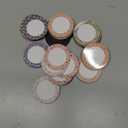 Tondiamo 48 Pcs Numbers Magnetic Accents Round Whiteboard Magnets for Classroom Colorful Circle Blank Magnets Labels, 8 Colors (Boho Style)