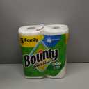 Bounty Quick-Size Paper Towels, White, Family Triple Rolls = 16 Regular Rolls