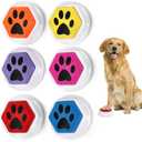 Okllen Set of 6 Recording Buttons, Voice Dog Buttons for Communication, 30 Seconds Recording & Playback, Pet Training Buzzer for Cat, Puppy, Pet Training, Material Safety (Battery Not Included)