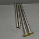 Brushed Nickel Shower Curtain Rods - 31-80 Inch Spring Tension Shower Rods for Bathroom, Adjustable, No Drilling, No Rust, Stainless Steel