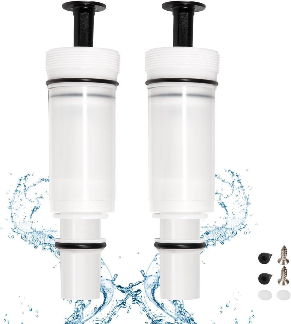 2 Pack Replacement For C-100500-K Flushmate Cartridge Toilet Piston Cartridge Parts Suitable for 500, 501, 501A, 501B, 503, and 504 Series Flushmate Tank System