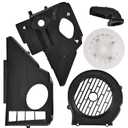 Trkimal Air Director Assy, Cooling Fan Cover Assembly Replacement for GY6 125cc 150cc ATV Quad 4 Wheeler Go Kart Moped Scooter (GY6-125/150)