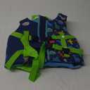 Pottwal Swim Vest for Kids - Swim Jacket for 1-2 Years (24-33LBS) - Buoyancy Aid Made of Neoprene & EPE - with Adjustable Crotch Strap (Large, Purplish Blue)