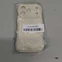 FABSPARK Phone Case for iPhone 17 Pro Case,Simple Wave Design Wavy Frame Soft Silicone Aesthetic for iPhone 17 Pro,Beige