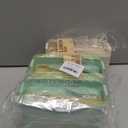 Rarapop 3 Pack Stackable Bento Box Adult Japanese Lunch Box Kit with Spoon & Fork, 3-In-1 Compartment Wheat Straw Meal Prep Containers (Green/Pink/Beige)