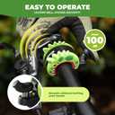 ROCKBROS Bike Bell Aluminum Alloy Bicycle Bell Mountain Bike Bells for Kids Adults with Loud Sound and Fit for 0.87-1in/22-25.4mm Bicycle Handlebars