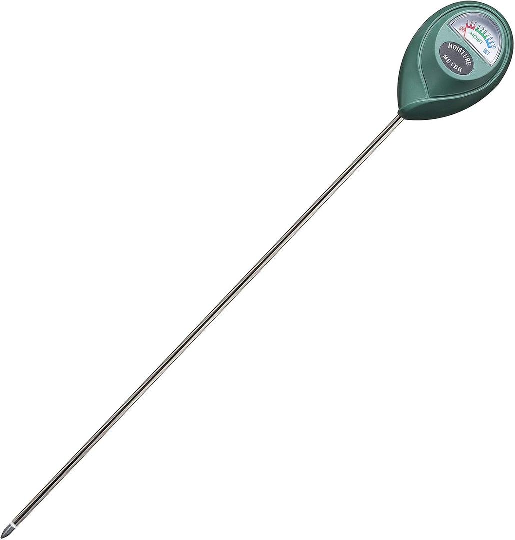 XLUX Long Probe Deep Use Soil Moisture Meter, Water Monitor Indicator Sensor, Hygrometer for Outdoor Indoor Large Pot Plants, Flower, Gardening, Farming (40CM)