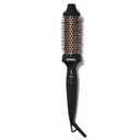 amika blowout babe thermal ionic hairbrush – ionic ceramic round hot styling brush for smoothing & volume, add shine & tame frizz (barrel 1.5″) – styling tool (black)