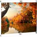 Large 20x30 Floating Acrylic Wall Frame 1 Pack, Clear Frameless Picture Frame with Standoff Mounts, Transparent Lucite Photo Display for Home, Office, Posters, or Art Prints