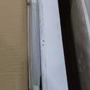 60" Floating Mantel Shelf - Modern White Fireplace Mantel with Matte Lacquer Finish for Living Room Elegance (60", White)