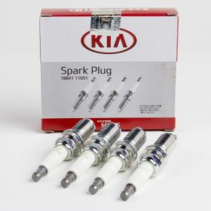 Genuine Hyundai Kia Spark Plugs QTY=4 PCS Sorento (2009-2014) 18841-11051