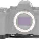 FocusFoto Quick Release Baseplate QR Plate with Cold Shoe Mount for Panasonic Lumix DC-S5 II S5II/ DC-S5 IIX S5IIX / DC-G9M2 G9II Mirrorless Camera, Compatible with Arca-Swiss Standard Tripod Ballhead