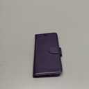 Bocasal Wallet Case for iPhone 14 Plus, RFID Blocking Magnetic Flip Case with Card Slots Holder Kickstand Wrist Strap, PU Leather Folio Shockproof Protective Cover 6.7 Inch (Purple)