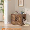 Feandrea Cat Litter Box Enclosure, Indoor Pet House End Table
