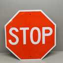 T&R Large Stop Sign Street Road Sign 24 x 24 Inches. Engineer Grade Reflective Sheeting, Rust Free Aluminum, Weather Resistant, Waterproof, Fade Resistant, 2 Pre-drilled Holes