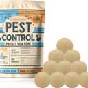 Pest Control Pouches, Rodent Repellent, Mouse Repellents, Peppermint Oil Mice Repellent, Rat Deterrent, Repel Rodents(10Pack)