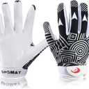 SPOMAT Youth Football Gloves Kids Silicone Grip Receiver Gloves with Super Stick Ability for Best Game Experience, Rocket Black XS/ S