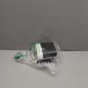 Boperzi Dustproof Cover Toothbrush Holder Wall Mounted Automatic Dispenser for Shower Bathroom Set with 2 Toothpaste Squeezers(No Electric, No Light) (Black)