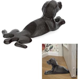 Sumnacon Cast Iron Door Stop - Heavy Duty Rustic Door Stopper Avoid Drilling Hole, Vintage Metal Door Wedge on Floor Surface for Home Office Commercial Industrial Dachshund
