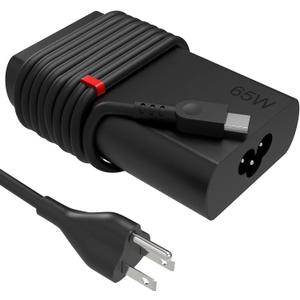New Slim 65W Laptop Charger Fits for Lenovo Thinkpad Laptop Charger 65W USB C Charger T14 T14s X1 Think pad, Yoga Computer Charger 7i, 65 Watt Fast Replacement Type C Chromebook Power Cord AC Adapter