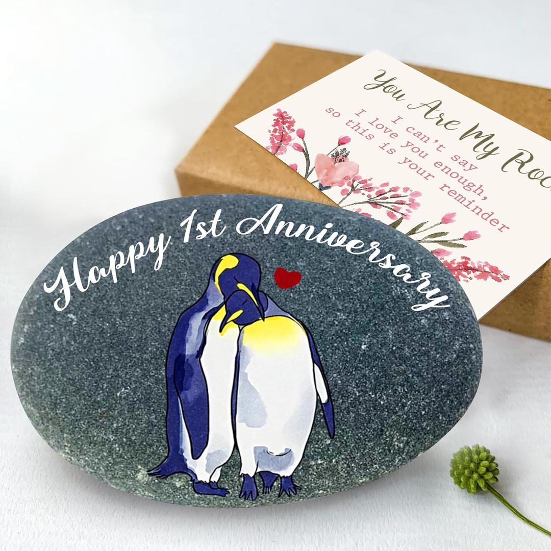 Handmade Gift Ideas for 1st Year Anniversary, 1st Year Anniversary Hand-Painted Gift, 1st Anniversary Couple Present, First Ideas, 1st for Wife, Men