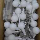 WERTIOO Globe String Lights Battery Operated  33ft 100 LED Globe Lights with Remote, 8 Modes & Timer  Warm White String Lights for Bedroom, Christmas Tree, Garden, Tent, Camping, Indoor & Outdoor