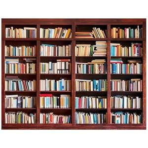 YYNXSY 7X5FT Bookshelf Backdrop Bookcase Backdrop Library Backdrop Backdrop Bookshelf Book Wallpaper Back Drop Books Background Screen for Zoom Meeting YY-1014