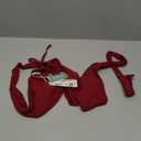 SHEKINI Womens Push Up Bikini Top Halter Bandage Bathing Suits Tops Criss Cross Swimsuits Top Only (Medium)